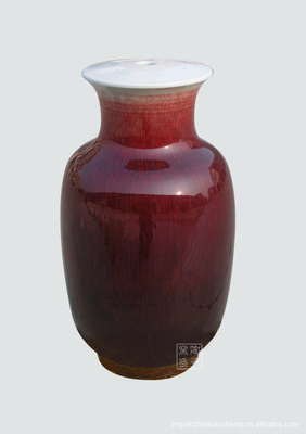 【供應景德鎮陶瓷花瓶 窯變顏色釉系列花瓶 居家裝飾品(圖)】價格,廠家,圖片,陶瓷工藝品,景德鎮窯盛陶瓷-